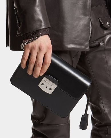  DSQUARED2 - Clutch nam phom chữ nhật City Nights 