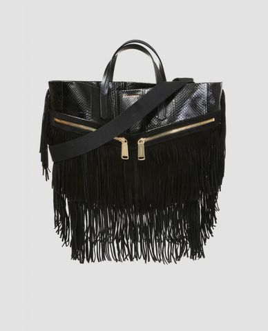  DSQUARED2 - Túi xách tay nữ dây tua rua 