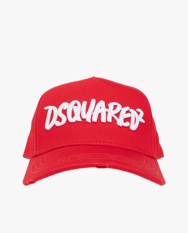  DSQUARED2 - Nón bóng chày nam thêu logo thời trang 
