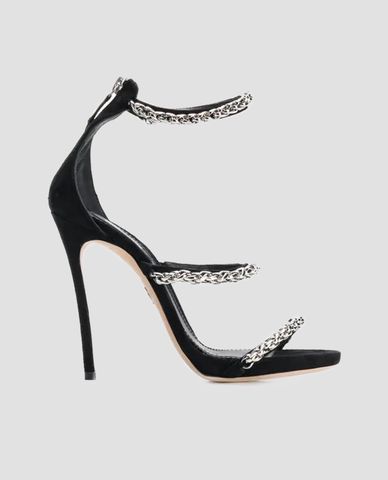  DSQUARED2 - Giày cao gót hở mũi Strappy Sandals 