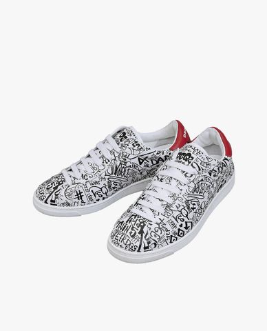  DSQUARED2 - Giày Sneaker nam phối dây buộc 