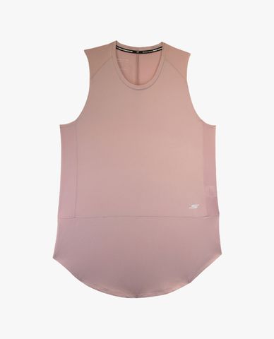  SKECHERS - Áo ba lỗ thể thao nữ phom suông hiện đại 