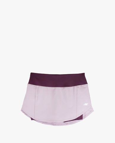  SKECHERS - Quần shorts chạy bộ nữ lưng thun phối logo thời trang 