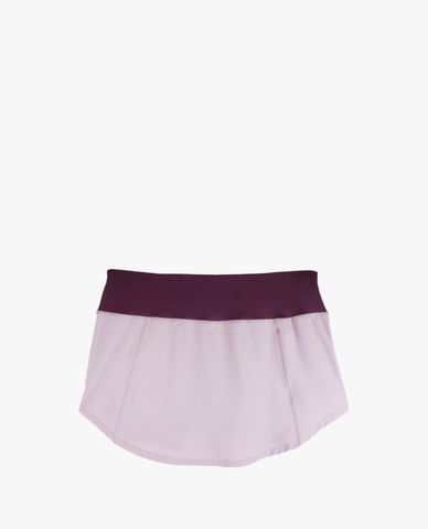  SKECHERS - Quần shorts chạy bộ nữ lưng thun phối logo thời trang 