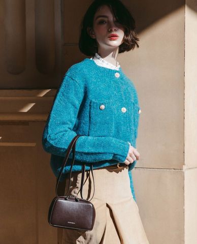  Marhen.J - Túi đeo vai nữ hình thang Mellow 