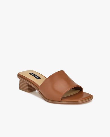  NINE WEST - Giày mules cao gót nữ mũi vuông Pathi 