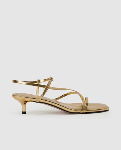  URBAN REVIVO - Giày sandals cao gót nữ mũi vuông 