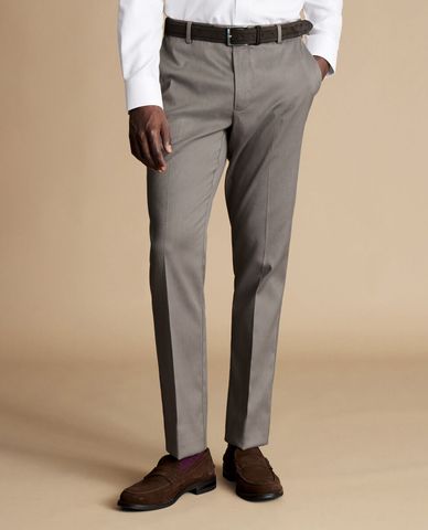  CHARLES TYRWHITT - Quần âu nam thanh lịch Smart Stretch Texture 