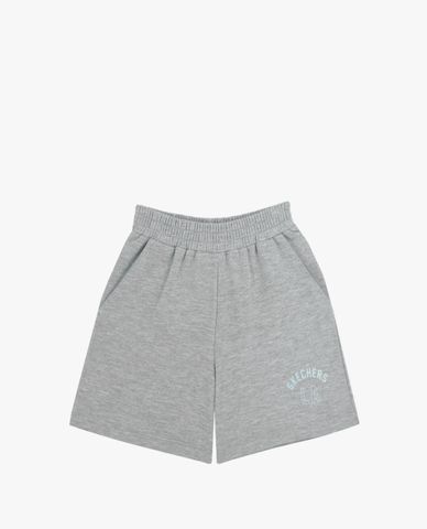  SKECHERS - Quần short thể thao nam ống rộng lưng thun Red Mood 