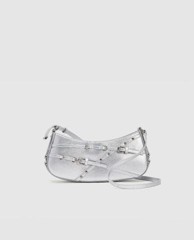  URBAN REVIVO - Túi đeo vai nữ phom chữ nhật Vegan Leather Baguette 