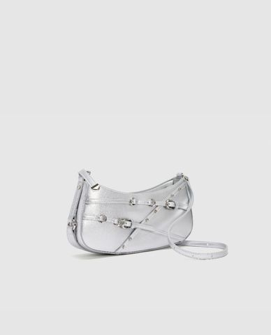  URBAN REVIVO - Túi đeo vai nữ phom chữ nhật Vegan Leather Baguette 