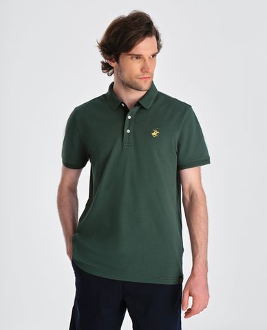  BEVERLY HILLS POLO CLUB - Áo polo nam cổ bẻ tay ngắn trẻ trung 