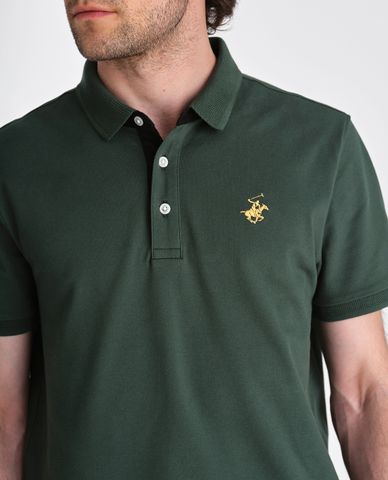  BEVERLY HILLS POLO CLUB - Áo polo nam cổ bẻ tay ngắn trẻ trung 