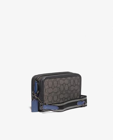  COACH - Túi đeo chéo nam chữ nhật thời trang 