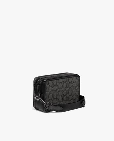  COACH - Túi đeo chéo nam chữ nhật Charter Signature Jacquard 
