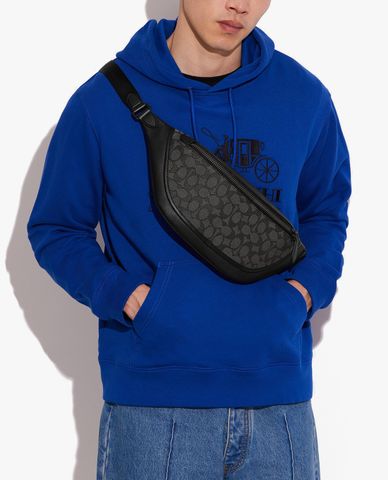  COACH - Túi bao tử nam thời trang League 