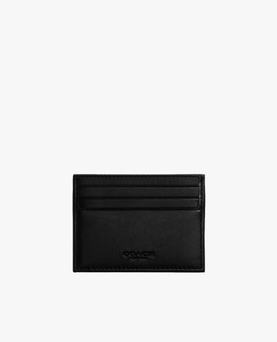  COACH - Ví đựng thẻ nam phom chữ nhật Signature Jacquard 
