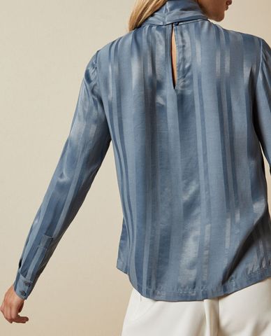  TED BAKER - Áo kiểu nữ Tie Degtail Blou 