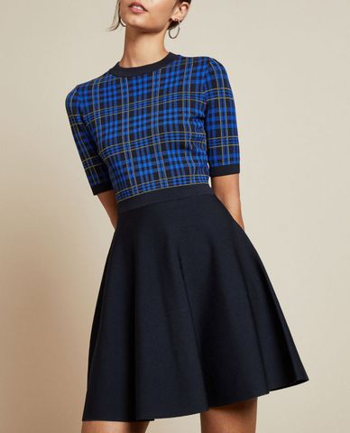  TED BAKER - Đầm mini họa tiết sọc Nilar 