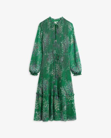  TED BAKER - Đầm midi tay dài xếp li Rosiiie 