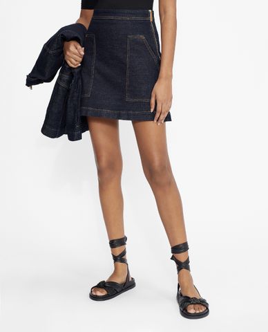  TED BAKER - Chân váy denim mini Asantii 