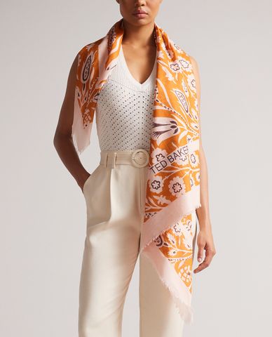  TED BAKER - Khăn choàng nữ phom vuông Shany 