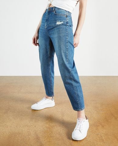 TED BAKER - Quần jeans nữ phom suông Emmba Straight Leg 