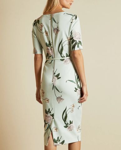  TED BAKER - Đầm midi bút chì tay lở Magieyy 