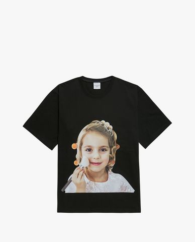  ADLV - Áo thun ngắn tay cổ tròn Baby Face 