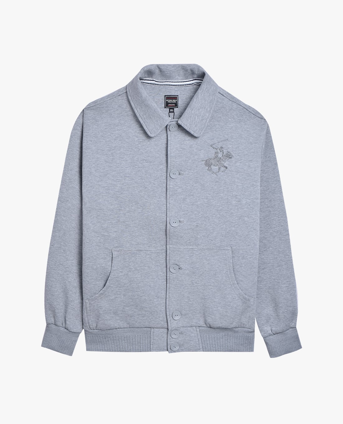 BEVERLY HILLS POLO CLUB - Áo khoác sơ mi nam cổ bẻ tay dài thời trang