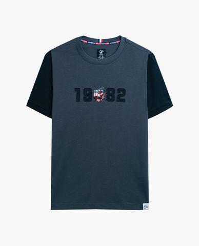  BEVERLY HILLS POLO CLUB - Áo thun nam cổ tròn tay ngắn trẻ trung 