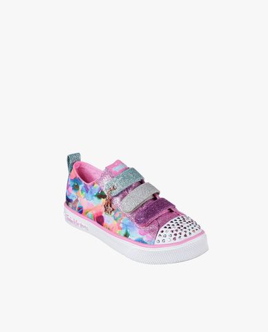  SKECHERS - Giày sneakers bé gái Twinkle Breeze 2.0 Triple Ups 