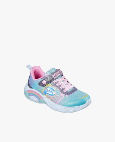  SKECHERS - Giày sneakers bé gái cổ thấp Rainbow Racer 