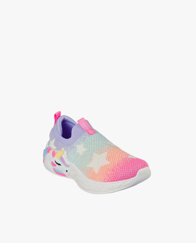  SKECHERS - Giày slip on bé gái S Light Unicorn Dreams 