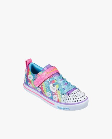  SKECHERS - Giày sneakers bé gái cổ thấp Sparkle Lite 