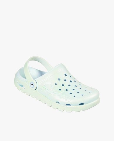  SKECHERS - Giày đế bệt nữ mũi tròn phối quai Arch Fit Footsteps 