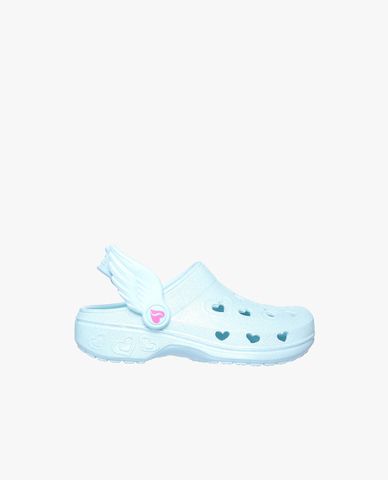  SKECHERS -  Giày clog bé gái họa tiết trái tim Foamies Sweetheart 