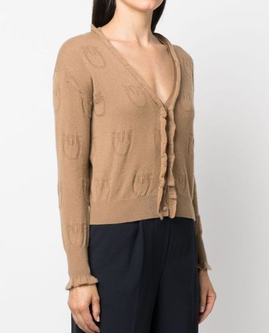  PINKO - Áo khoác cardigan nữ cổ V tay dài 