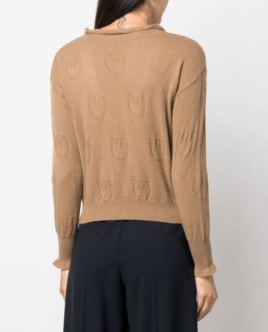  PINKO - Áo khoác cardigan nữ cổ V tay dài 