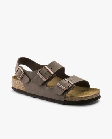  BIRKENSTOCK - Giày sandals unisex đế bệt Milano 