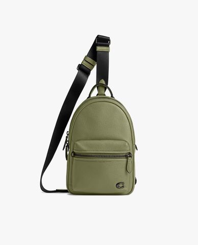  COACH - Túi đeo chéo nam phom chữ nhật Charter Leather 