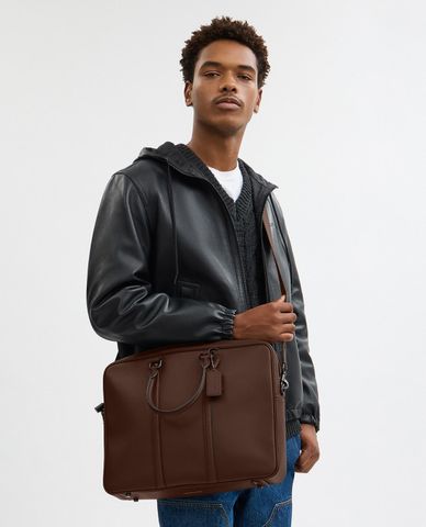  COACH - Cặp xách nam phom chữ nhật Metropolitan 