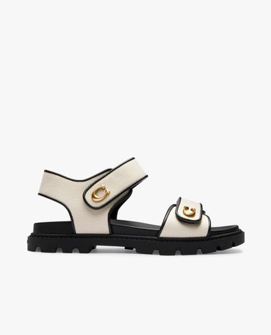  COACH - Giày sandals nữ đế thấp Brynn 