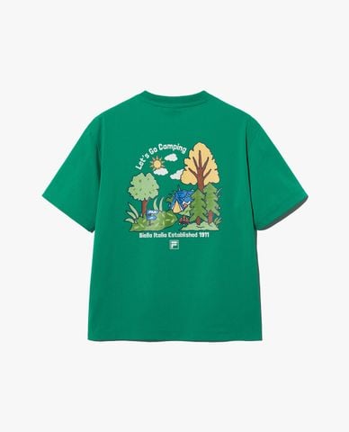  FILA - Áo thun trẻ em Travel Club Capming 