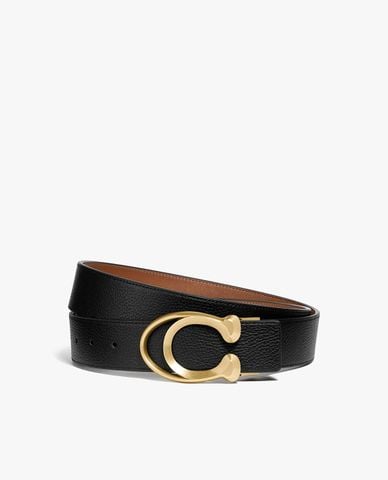  COACH - Thắt lưng nam bản vừa thời trang Signature Buckle 