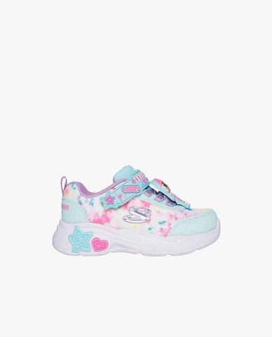  SKECHERS - Giày sneakers bé gái cổ thấp Snuggle 
