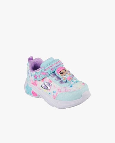  SKECHERS - Giày sneakers bé gái cổ thấp Snuggle 