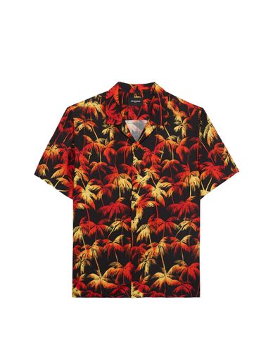  THE KOOPLES - Áo sơ mi nam tay ngắn Hawaiian Collar 