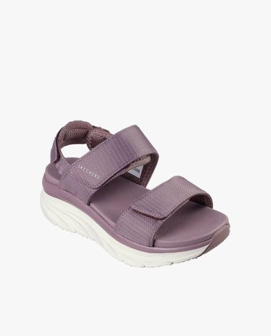  SKECHERS - Giày sandals nữ đế cao quai ngang D'Lux Walker 