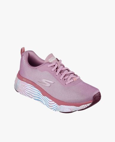 SKECHERS - Giày sneakers nữ cổ thấp Max Cushioning Elite 